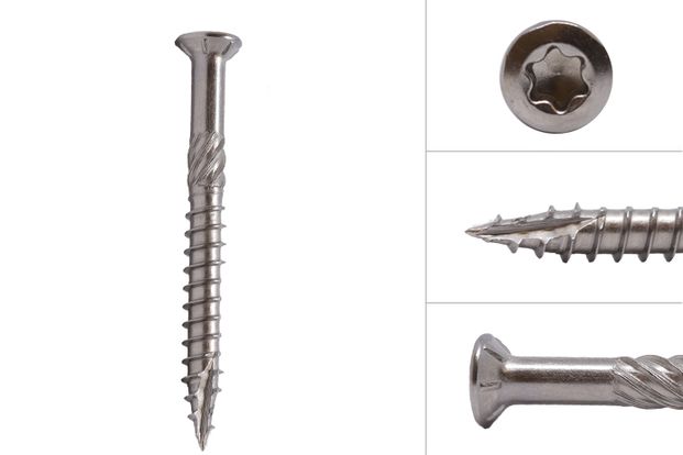 RVS vlonderschroeven